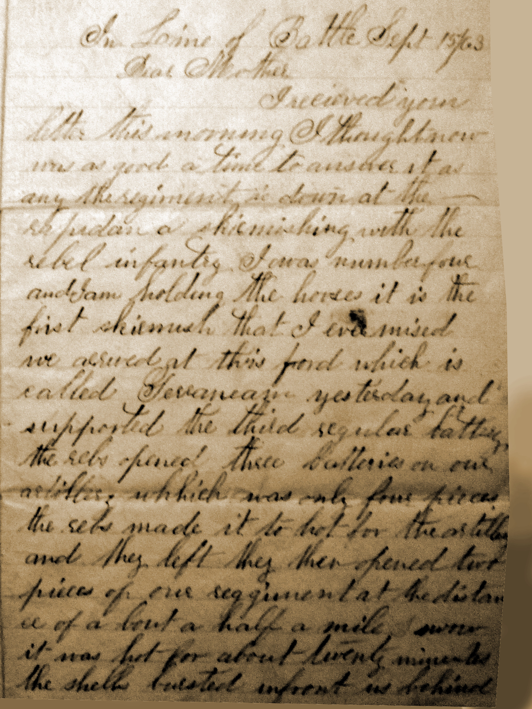 Jasper's letter